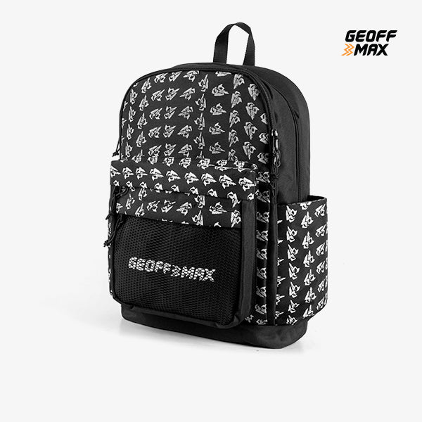 Backman Print Black School Bag