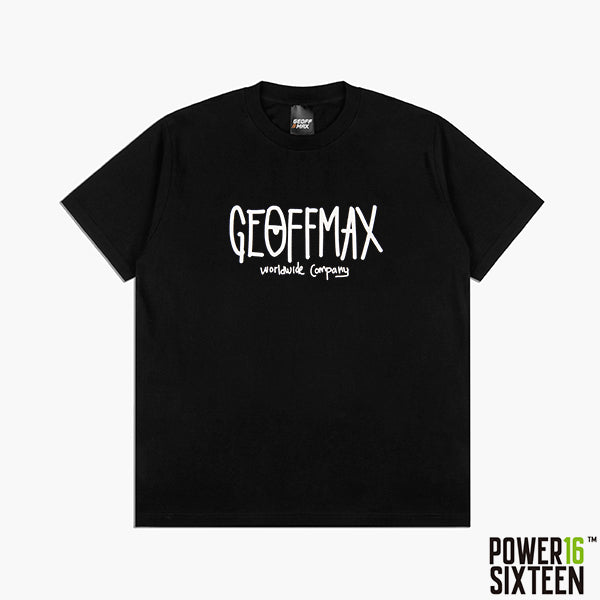 Geoff Max - Heavyweight 16s (Power16) - Grind SS 16 Black | T-Shirt | Kaos | Lengan Pendek | Kaos Pria Wanita