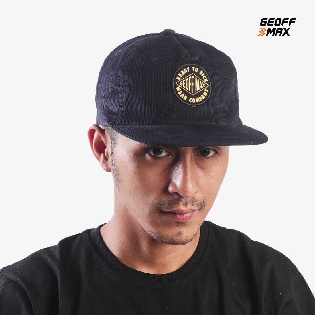 Cuci Gudang - Last Stock - Geoff Max - Sarveron Navy | Hat | Cap | Snapback & Polo | Topi Pria Wanita