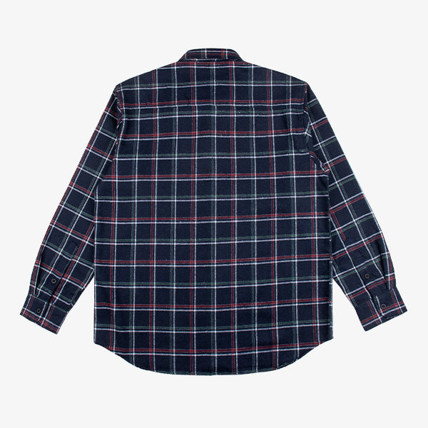 Serpent Navy Red Green LS Flanel