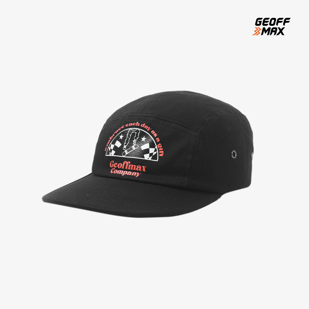 Cuci Gudang - Last Stock - Geoff Max - Venturi Black | Hat | Cap | Snapback & Polo | Topi Pria Wanita