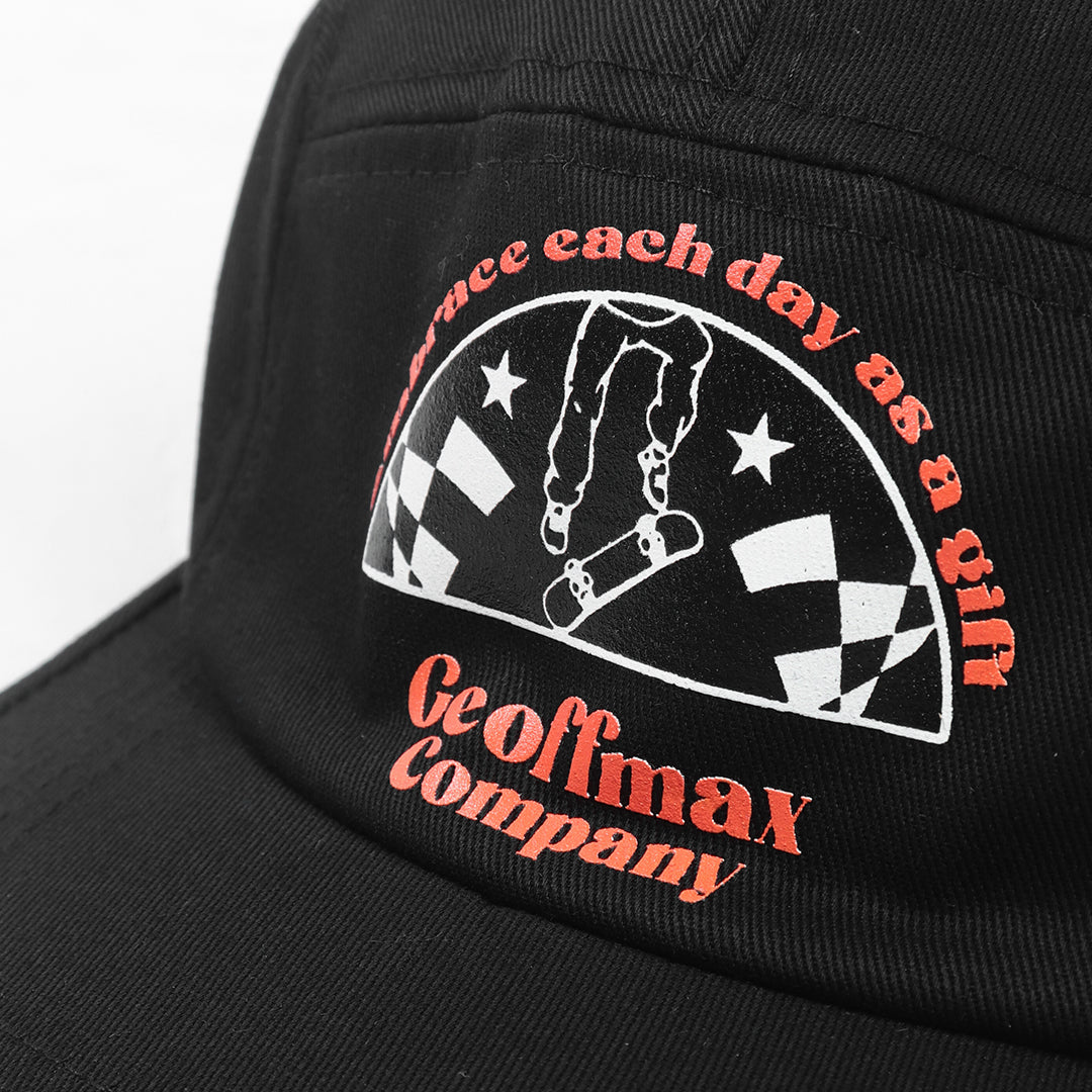 Cuci Gudang - Last Stock - Geoff Max - Venturi Black | Hat | Cap | Snapback & Polo | Topi Pria Wanita