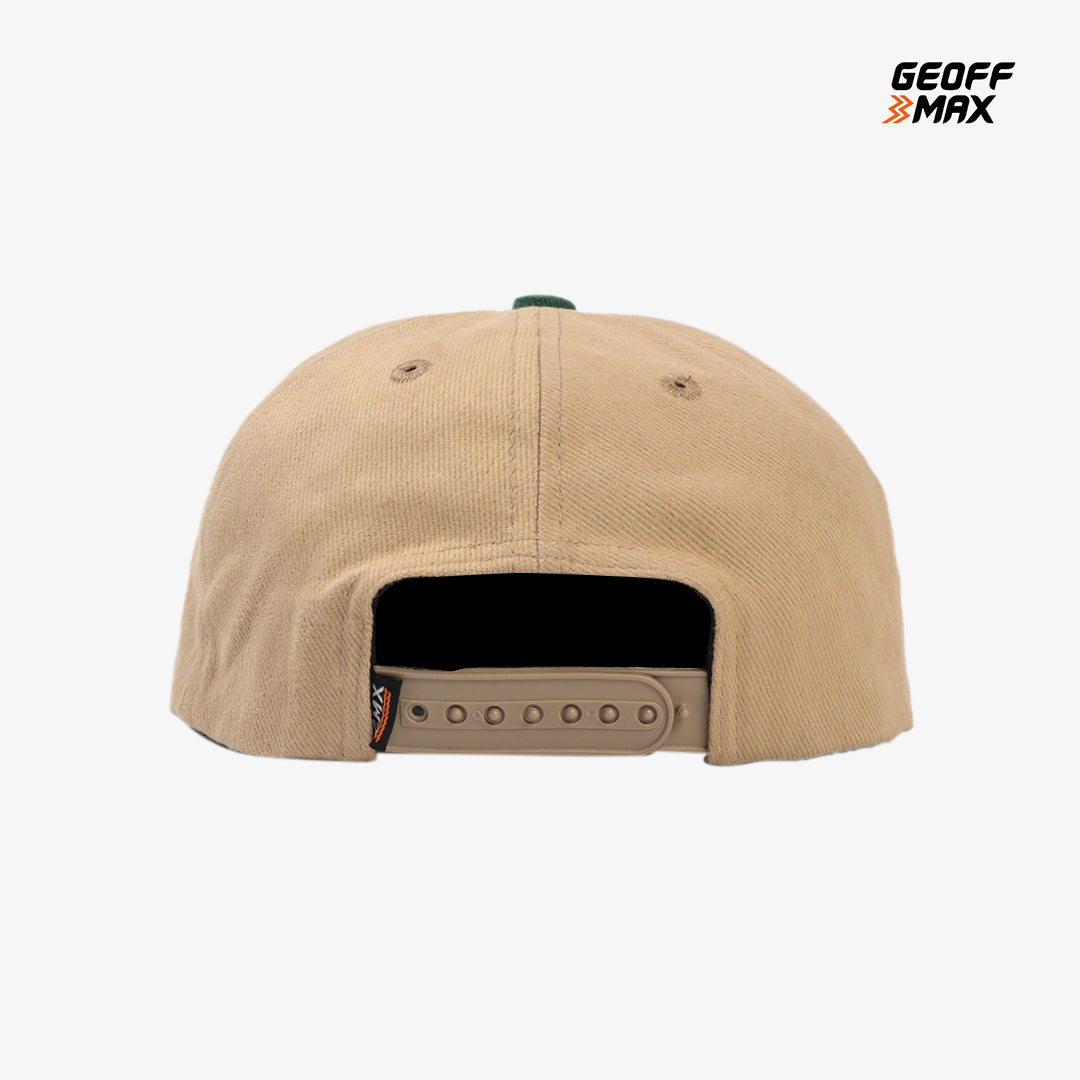 Cuci Gudang - Last Stock - Geoff Max - Wildy Cream Green | Hat | Cap | Snapback & Polo | Topi Pria Wanita