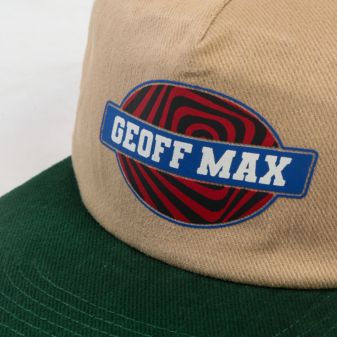 Cuci Gudang - Last Stock - Geoff Max - Wildy Cream Green | Hat | Cap | Snapback & Polo | Topi Pria Wanita