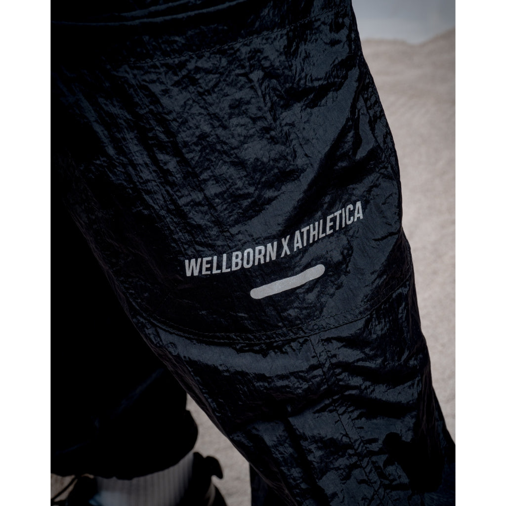 Cuci Gudang - Last Stock - Athletica x Wellborn Crease Cargo Black