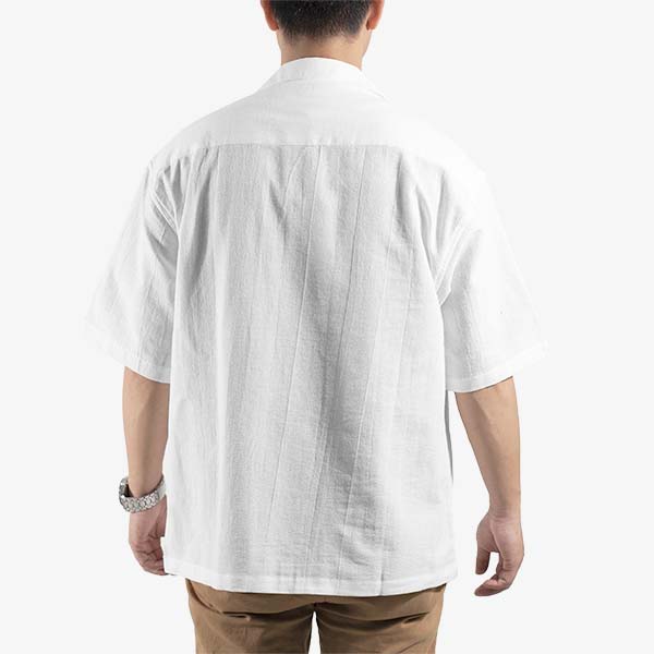 Linen White SS Cuban