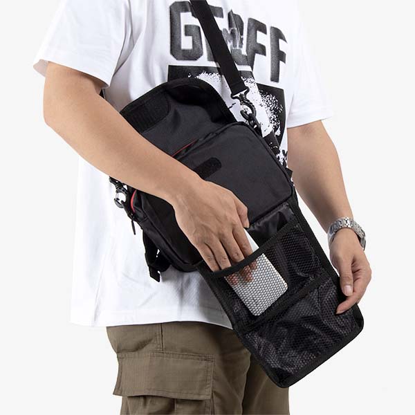 Geoff Max - Machine Black SB | Sling Bags | Tas Selampang | Waistbag | Tas Pria Wanita