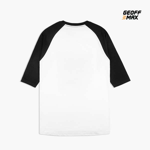 Trooper Raglan White Black