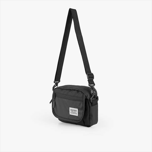 Geoff Max - Bardi Black SB | Sling Bags | Tas Selampang | Waistbag | Tas Pria Wanita