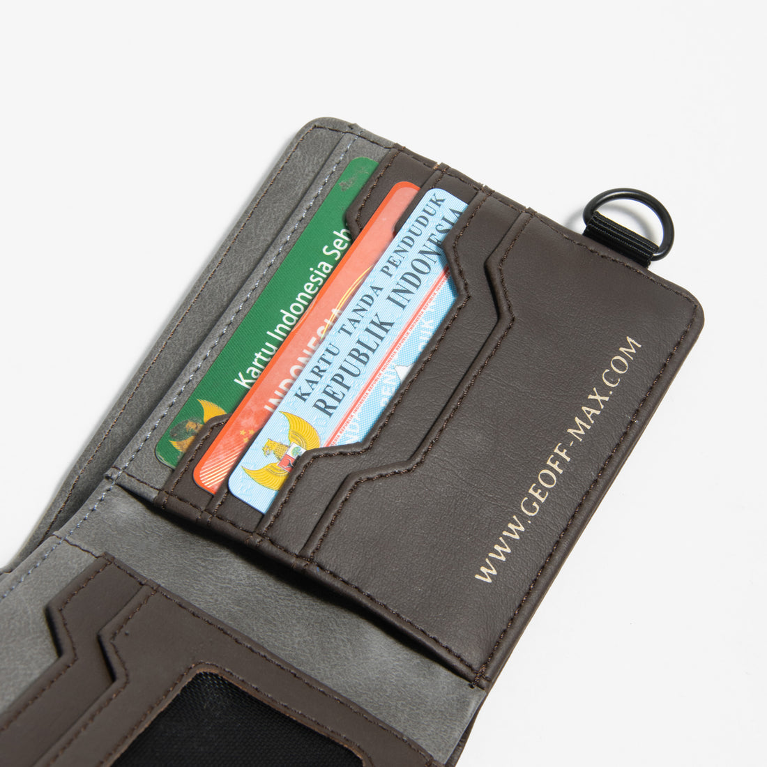 Rocky Wallet Grey Brown